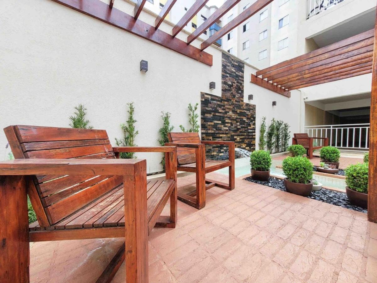 Bem No Centro, Cozinha Completa, Varanda E Garagem Посус-ді-Калдас Екстер'єр фото